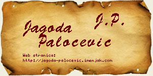 Jagoda Paločević vizit kartica